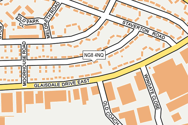 NG8 4NQ map - OS OpenMap – Local (Ordnance Survey)