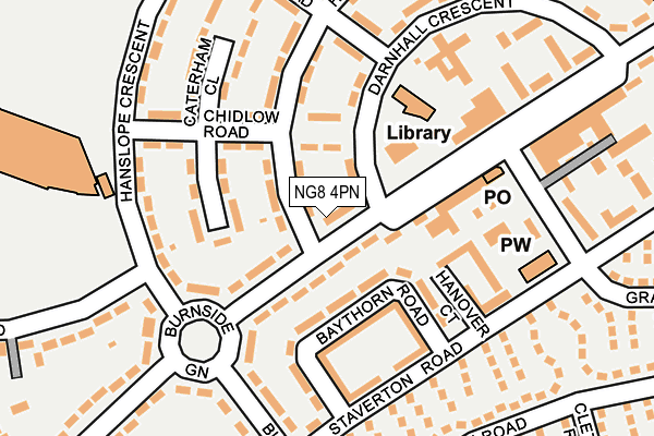 NG8 4PN map - OS OpenMap – Local (Ordnance Survey)