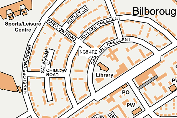 NG8 4PZ map - OS OpenMap – Local (Ordnance Survey)