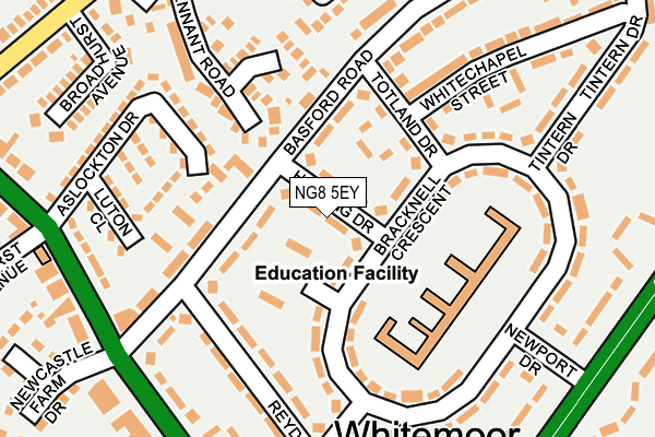 NG8 5EY map - OS OpenMap – Local (Ordnance Survey)