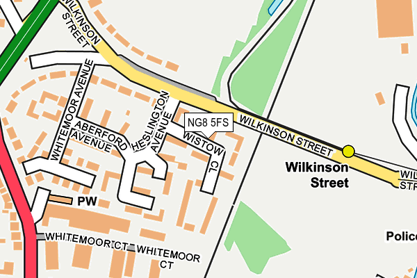 NG8 5FS map - OS OpenMap – Local (Ordnance Survey)