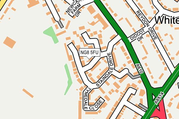 NG8 5FU map - OS OpenMap – Local (Ordnance Survey)