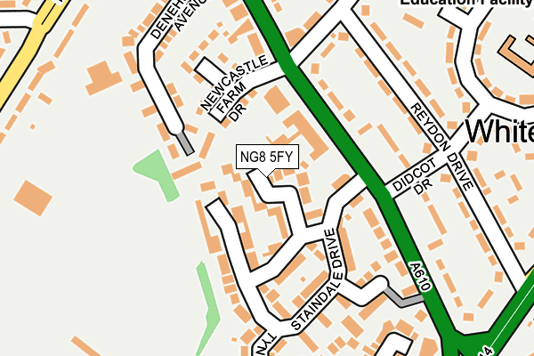 NG8 5FY map - OS OpenMap – Local (Ordnance Survey)