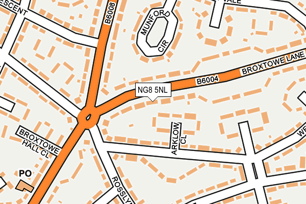 NG8 5NL map - OS OpenMap – Local (Ordnance Survey)