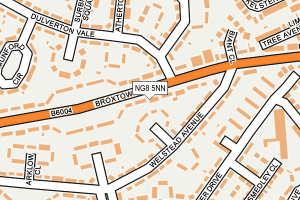 NG8 5NN map - OS OpenMap – Local (Ordnance Survey)