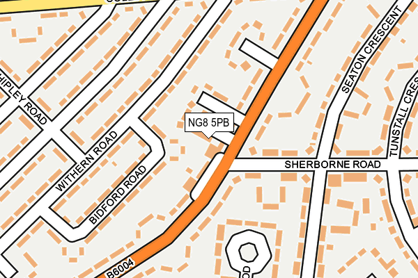 NG8 5PB map - OS OpenMap – Local (Ordnance Survey)