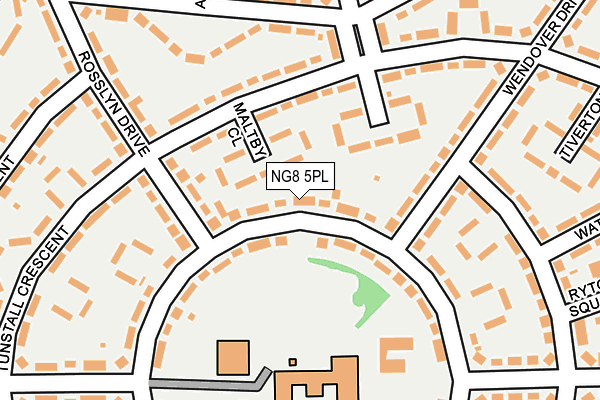 NG8 5PL map - OS OpenMap – Local (Ordnance Survey)