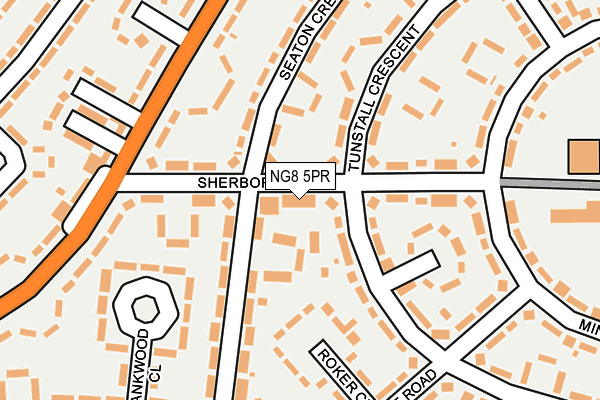 NG8 5PR map - OS OpenMap – Local (Ordnance Survey)