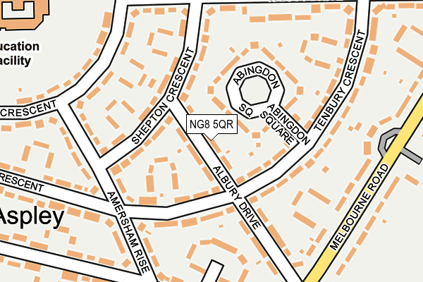 NG8 5QR map - OS OpenMap – Local (Ordnance Survey)