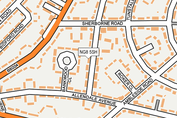 NG8 5SH map - OS OpenMap – Local (Ordnance Survey)