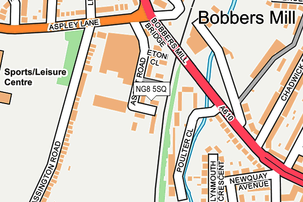 NG8 5SQ map - OS OpenMap – Local (Ordnance Survey)