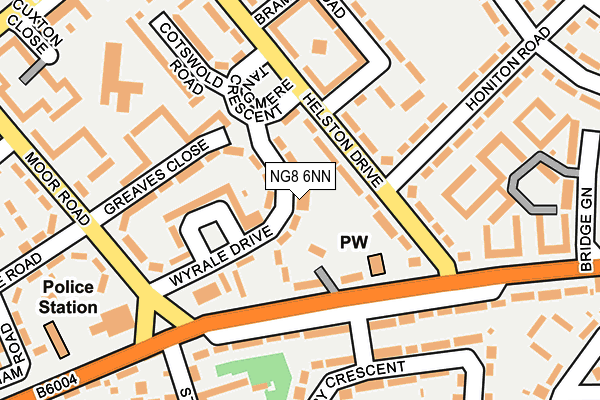NG8 6NN map - OS OpenMap – Local (Ordnance Survey)