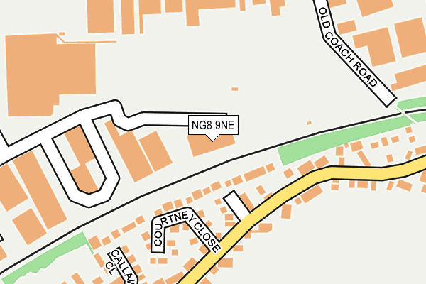 NG8 9NE map - OS OpenMap – Local (Ordnance Survey)