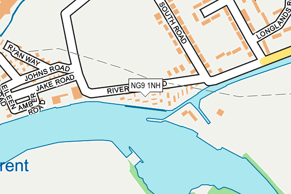 NG9 1NH map - OS OpenMap – Local (Ordnance Survey)