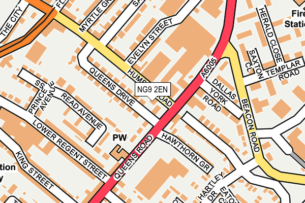 NG9 2EN map - OS OpenMap – Local (Ordnance Survey)