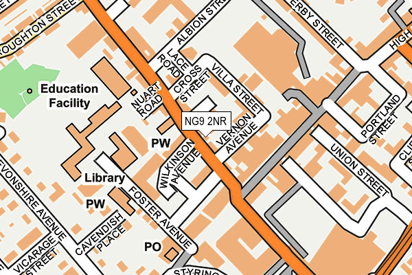Map of LU BUILDING SERVICES LTD at local scale