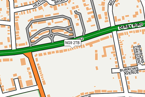 NG9 2TB map - OS OpenMap – Local (Ordnance Survey)