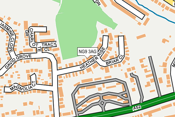 NG9 3AG map - OS OpenMap – Local (Ordnance Survey)