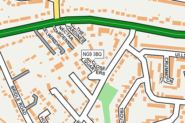 NG9 3BQ map - OS OpenMap – Local (Ordnance Survey)