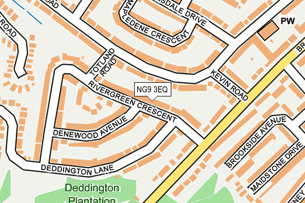 NG9 3EQ map - OS OpenMap – Local (Ordnance Survey)