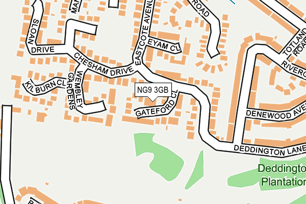 NG9 3GB map - OS OpenMap – Local (Ordnance Survey)