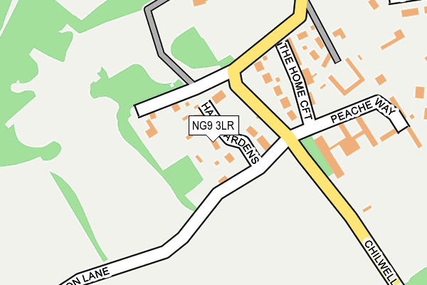 NG9 3LR map - OS OpenMap – Local (Ordnance Survey)