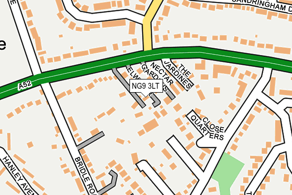 NG9 3LT map - OS OpenMap – Local (Ordnance Survey)