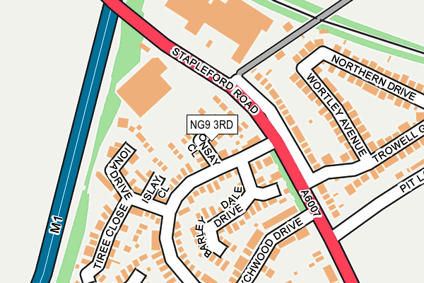 NG9 3RD map - OS OpenMap – Local (Ordnance Survey)