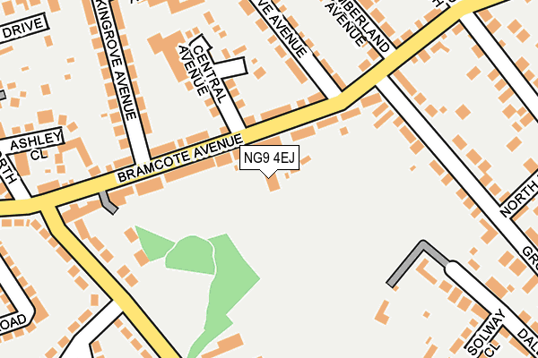 NG9 4EJ map - OS OpenMap – Local (Ordnance Survey)