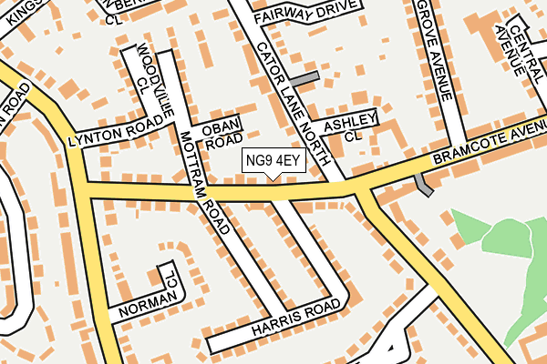 NG9 4EY map - OS OpenMap – Local (Ordnance Survey)
