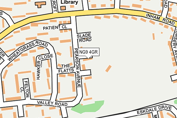 NG9 4GR map - OS OpenMap – Local (Ordnance Survey)