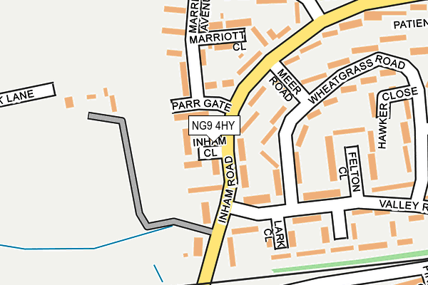 NG9 4HY map - OS OpenMap – Local (Ordnance Survey)