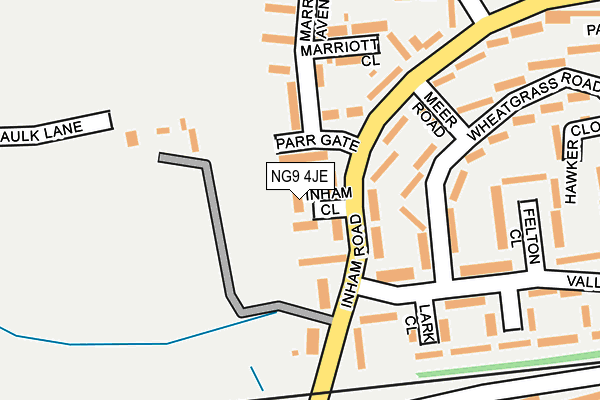NG9 4JE map - OS OpenMap – Local (Ordnance Survey)