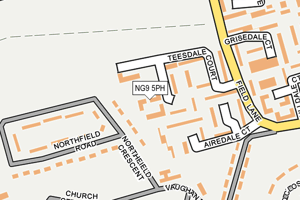 NG9 5PH map - OS OpenMap – Local (Ordnance Survey)