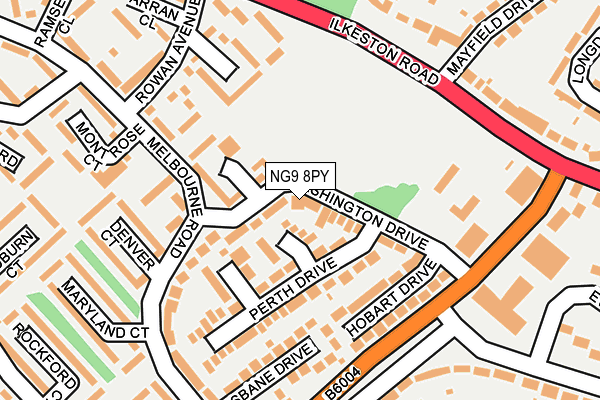 NG9 8PY map - OS OpenMap – Local (Ordnance Survey)