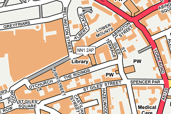 Map of BEAU8Y & CARE  PW LTD at local scale