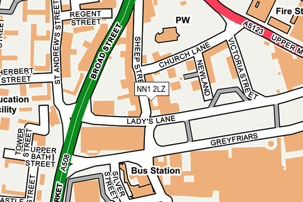 Map of ABV (MANAGEMENT) BICESTER LIMITED at local scale
