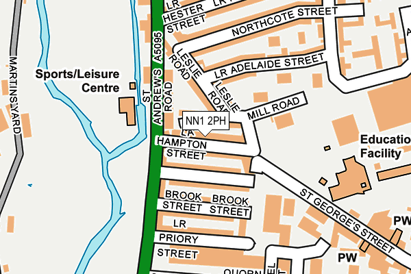 NN1 2PH map - OS OpenMap – Local (Ordnance Survey)
