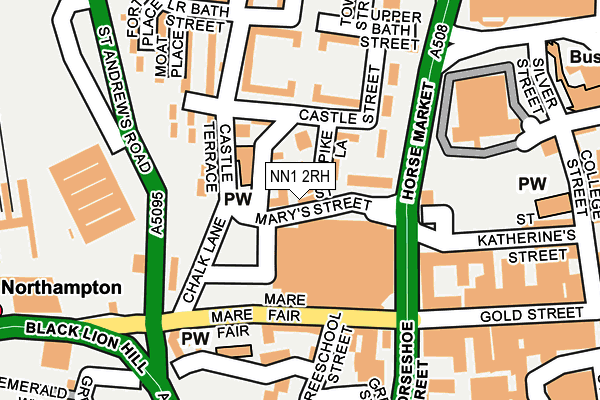 NN1 2RH map - OS OpenMap – Local (Ordnance Survey)