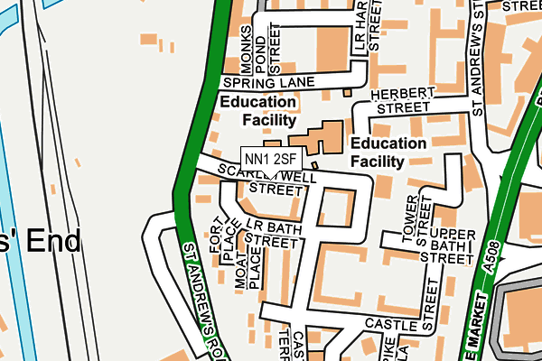 NN1 2SF map - OS OpenMap – Local (Ordnance Survey)