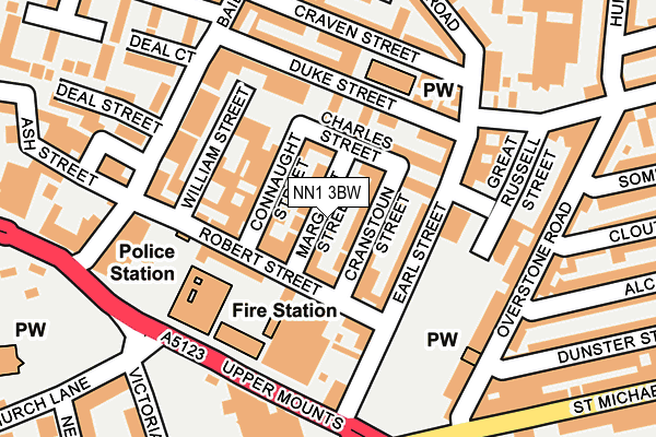 NN1 3BW map - OS OpenMap – Local (Ordnance Survey)