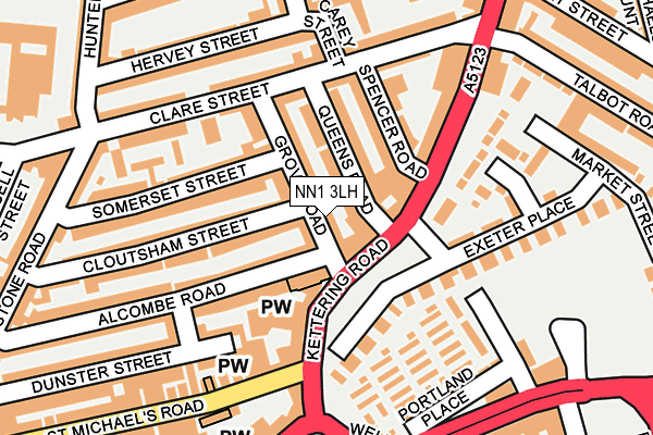 NN1 3LH map - OS OpenMap – Local (Ordnance Survey)