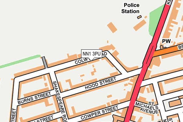 Map of A&J SECURITY LTD at local scale