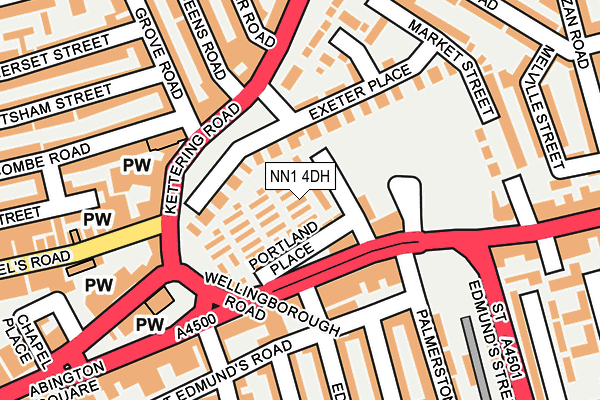 NN1 4DH map - OS OpenMap – Local (Ordnance Survey)
