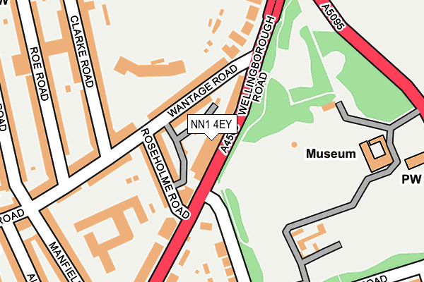 NN1 4EY map - OS OpenMap – Local (Ordnance Survey)