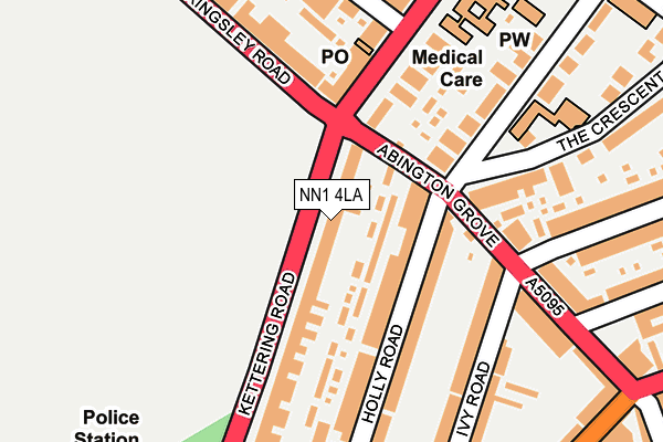 NN1 4LA map - OS OpenMap – Local (Ordnance Survey)