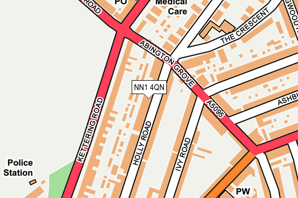 NN1 4QN map - OS OpenMap – Local (Ordnance Survey)