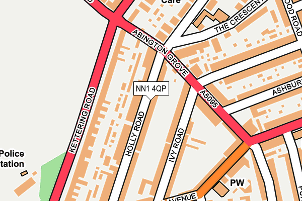 NN1 4QP map - OS OpenMap – Local (Ordnance Survey)