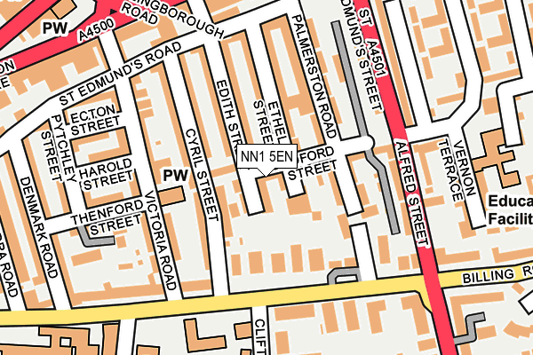 NN1 5EN map - OS OpenMap – Local (Ordnance Survey)