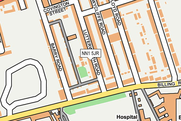 NN1 5JR map - OS OpenMap – Local (Ordnance Survey)